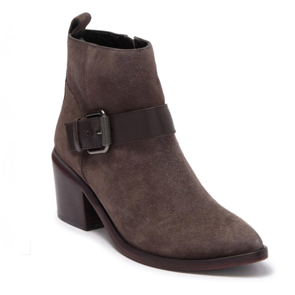 NEW ⭐️ Allsaints Suede Buckle Bootie